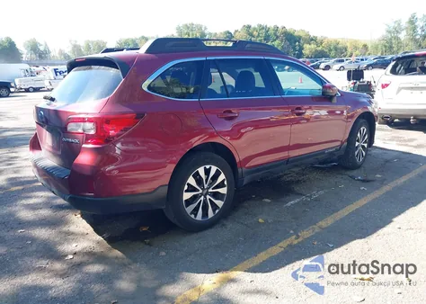 2015 Subaru Outback 2.5I Limited z USA, uszkodzony, nr VIN 4S4BSBLC2F3290085